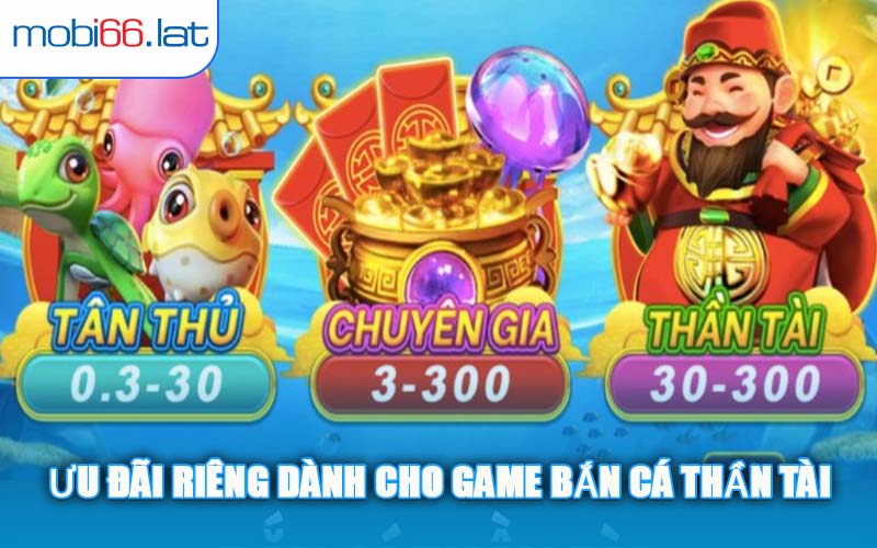 Ưu Đãi Riêng Dành Cho Game Bắn Cá Thần Tài